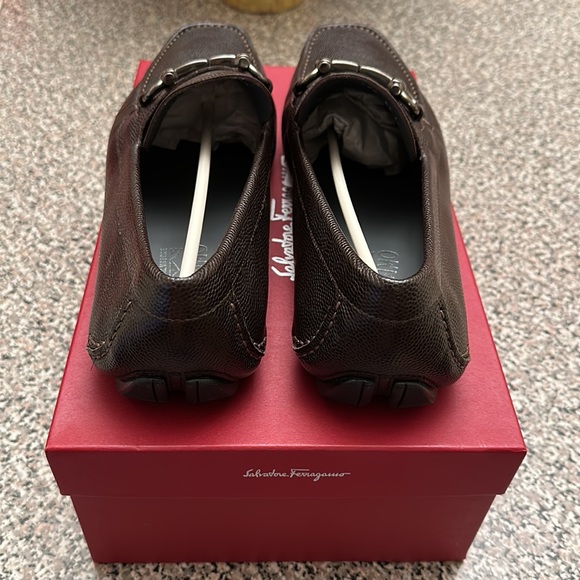 PARIGI.  Chocolate pebble calf and Hickory Calf - Picture 4 of 5